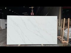 OLK7559 Calacatta Gold et gris Super Jumbo Size La pierre préférée pour une maison chaleureuse