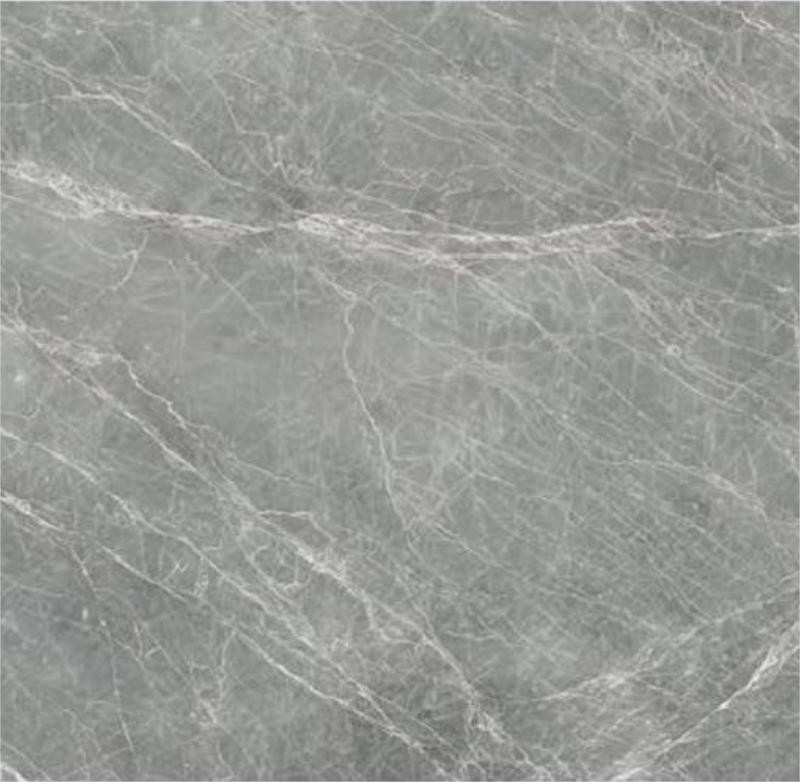 1.8cm Gris avec blanc Polie Plateformes de cuisine Granit et Marbre Plateformes de cuisine