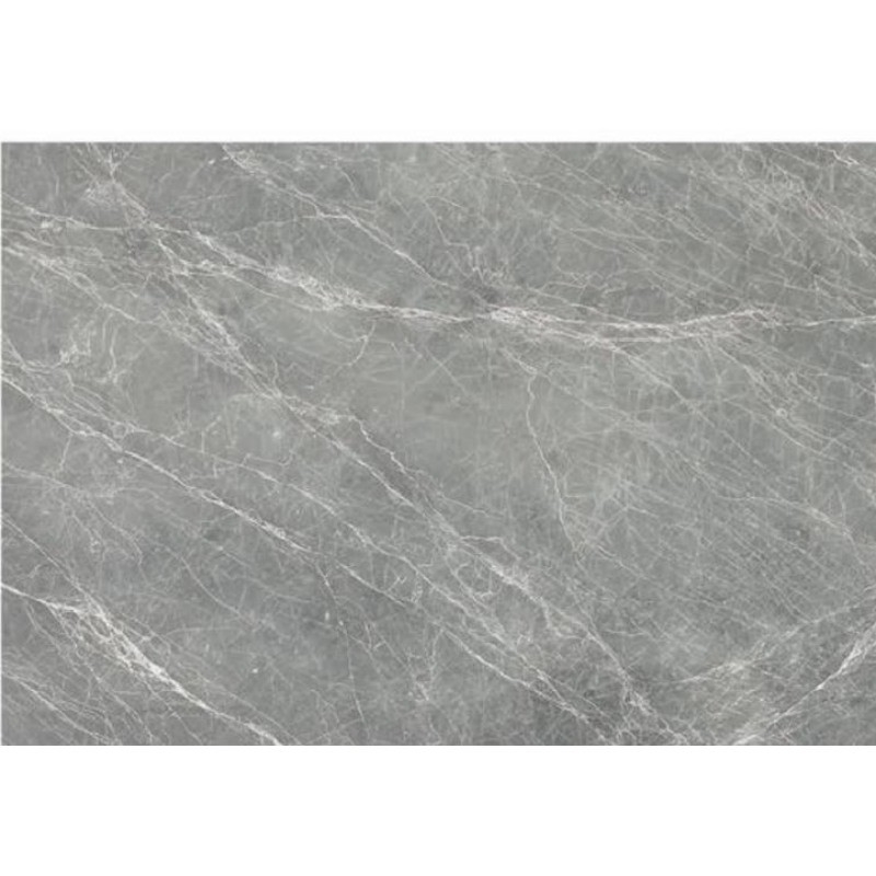 1.8cm Gris avec blanc Polie Plateformes de cuisine Granit et Marbre Plateformes de cuisine