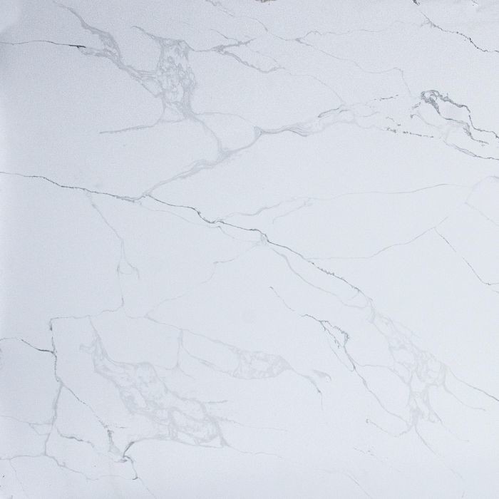 Quartz à faible résistance à l'acide et à la corrosion alcaline Quartz blanc Calacatta