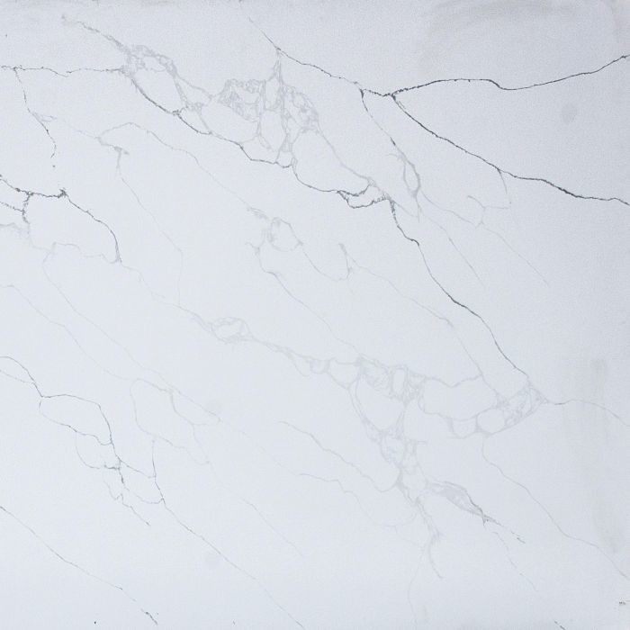 Quartz à faible résistance à l'acide et à la corrosion alcaline Quartz blanc Calacatta