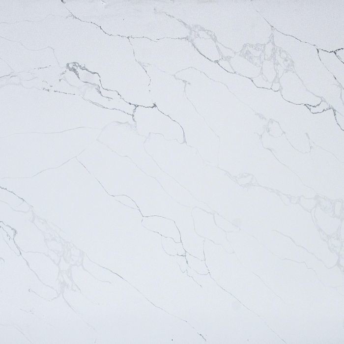 Quartz à faible résistance à l'acide et à la corrosion alcaline Quartz blanc Calacatta