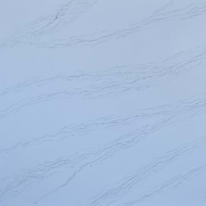 Des comptoirs en quartz à faible coût 2/3cm Blanc Comptoir haut basse absorbance Vanité salle de bain