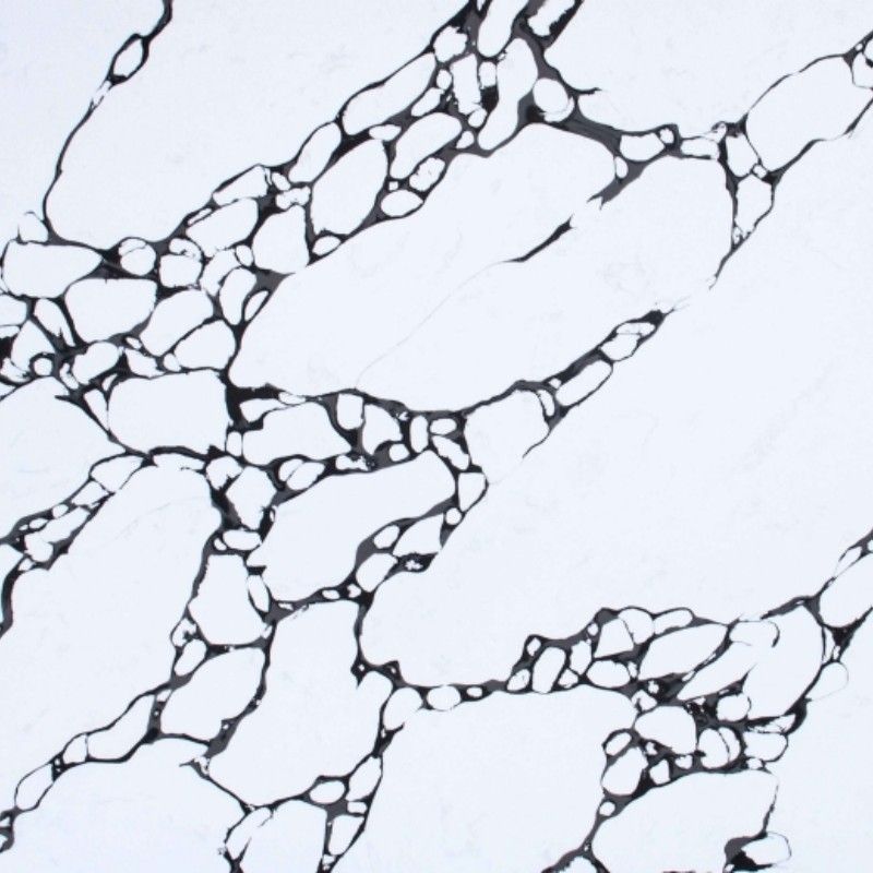 Panda Blanc Calacatta Noir et blanc Textures naturelles Eco-friendly et saine
