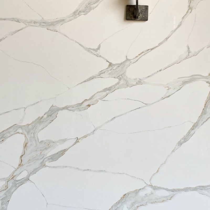 Modernes types minimalistes de comptoirs en quartz Résistance à la flexion 60