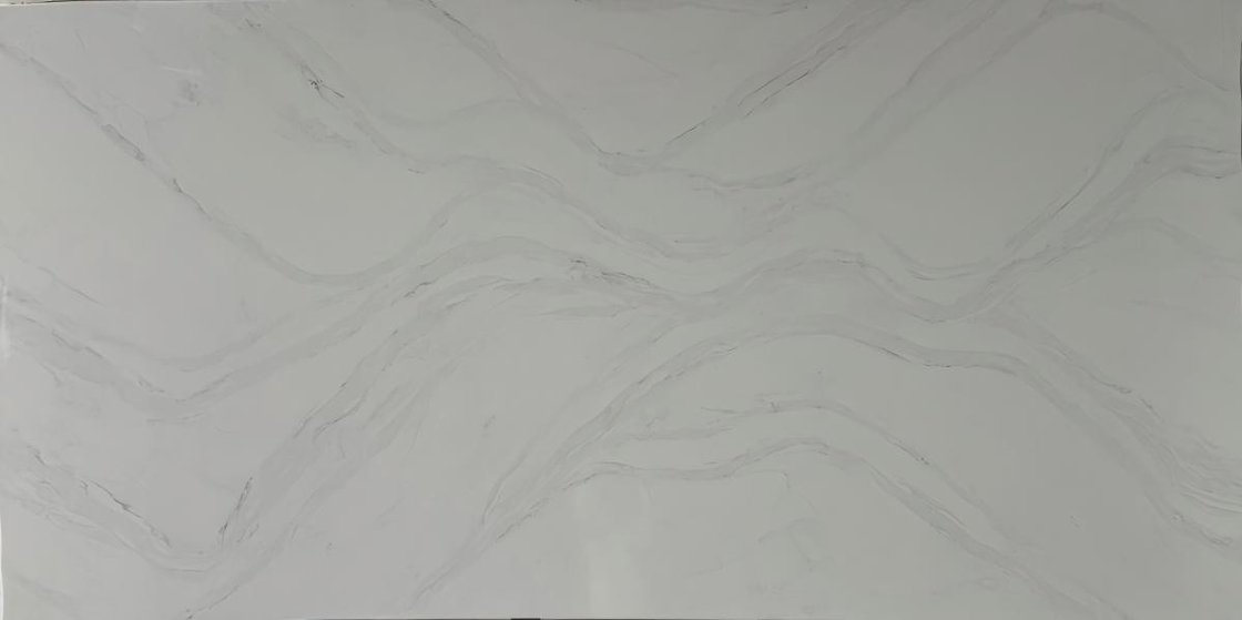 OLB7082 Série de surface de quartz blanc fabricant surface de quartz commercial prix subversif écologique
