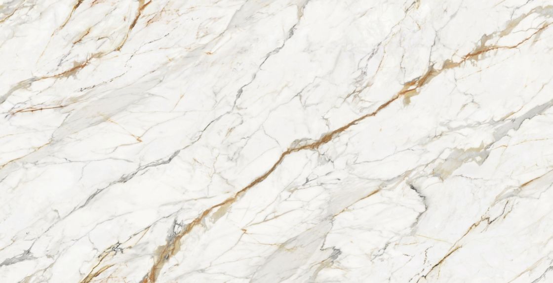 OLC510T Dalle imprimée Calacatta Gold - Technologie d'impression jet d'encre HD préférée des entrepreneurs et grossistes