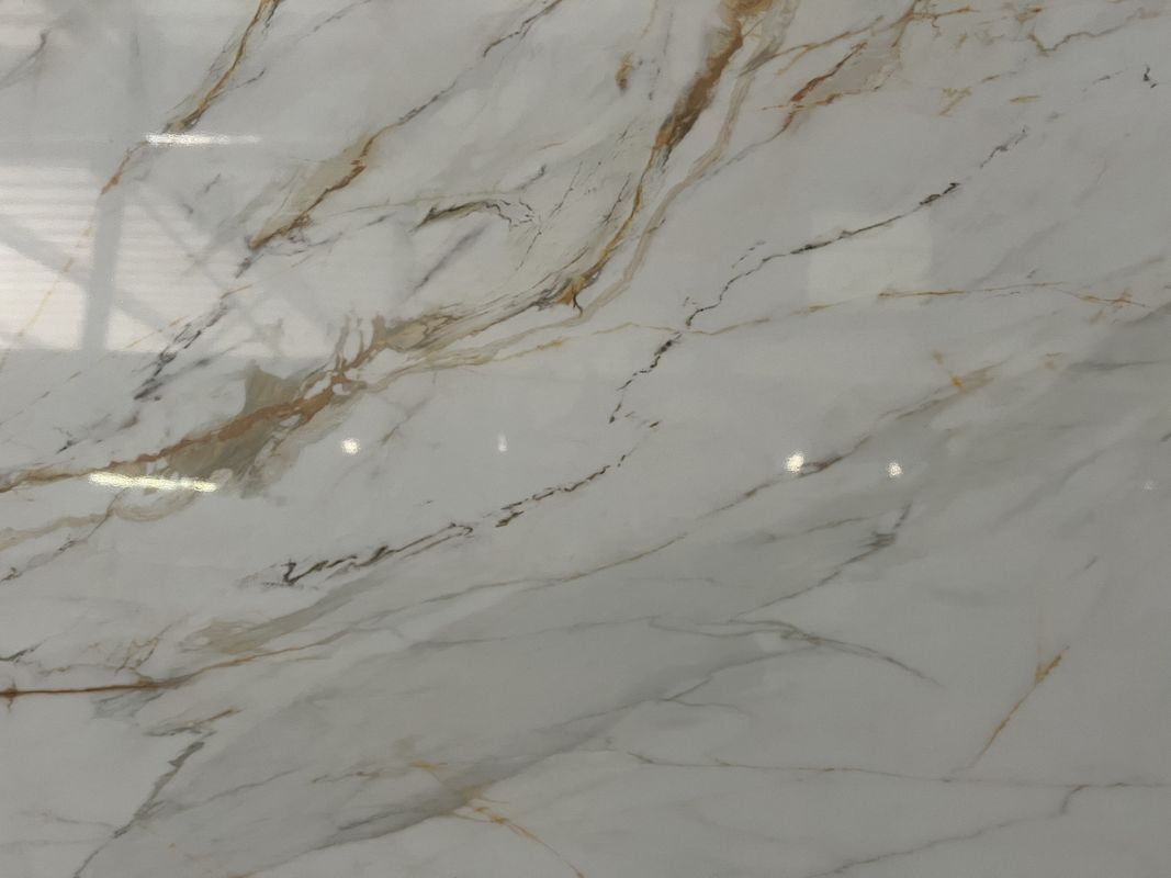 OLC510T Dalle imprimée Calacatta Gold - Technologie d'impression jet d'encre HD préférée des entrepreneurs et grossistes