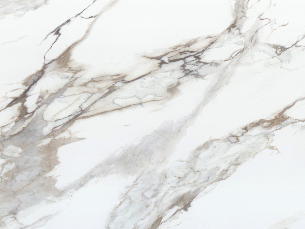 OLK1003G Calacatta Gold Nouvelle collection Vaine à corps complet Imprimé en pierre de quartz HD technologie d'impression à jet d'encre Slab